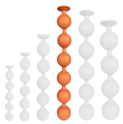 Chapelet anal BULBY BUTT XL 50 x 6.7 cm Orange
