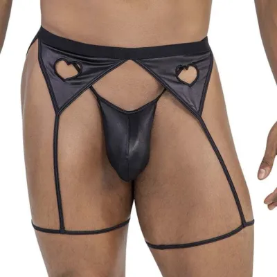 CandyMan String Jarretière KAMAT Noir