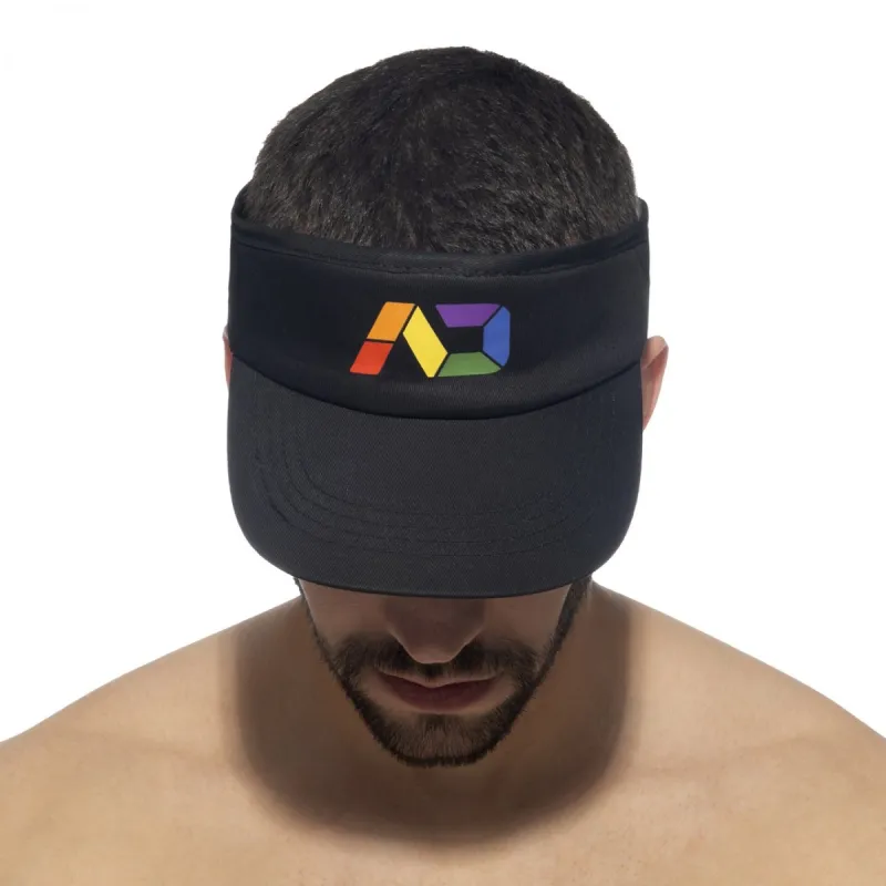 Casquette Visière RAINBOW TENNIS Noire
