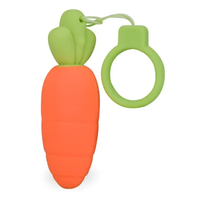 Oeuf vibrant en silicone 9 modes Carrot Cake - Vibromasseur à distance pour couple