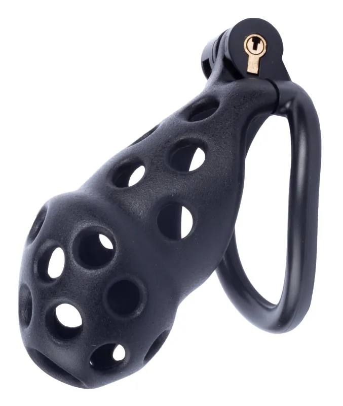 Cage de chasteté DOTTY L 9.5 x 3.9cm Noire