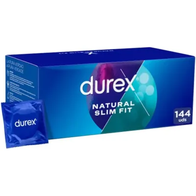 Préservatifs Natural Slim Fit boîte de 144 - Durex