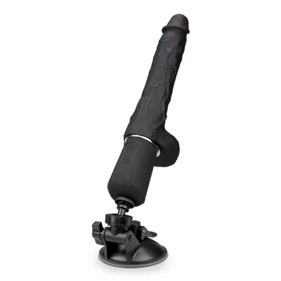 Gode godemichet automatique en silicone Russell gode vaginal ou anal homme ou femme - Noir