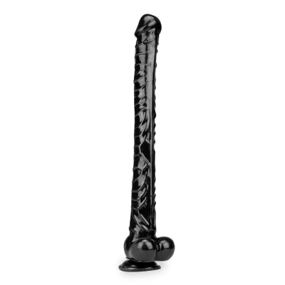 Godemichet ultra long Snake 35,0cm gode vaginal ou anal homme ou femme - Noir