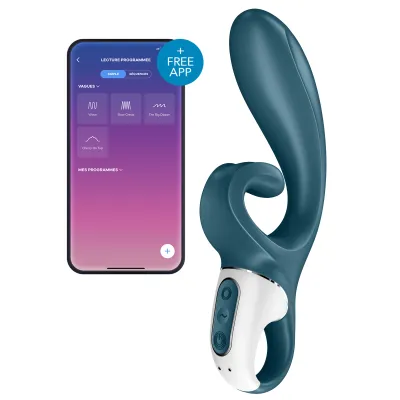 Vibro Rabbit connecté HUG ME Satisfyer 20cm