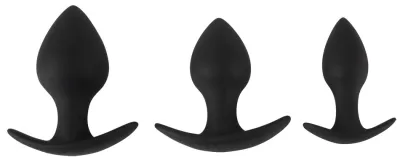 Lot de 3 plugs lestés TRAINER WEIGHT Noirs