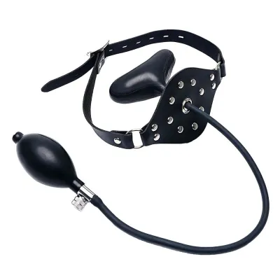 Bâillon gonflable en latex KINKY GAG Noir