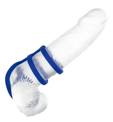 Anneau pénien en silicone TRIPLE COCK CAGE Admiral 32-37mm