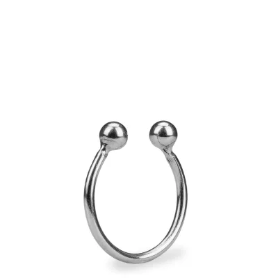 Anneau ring fer à cheval en inox