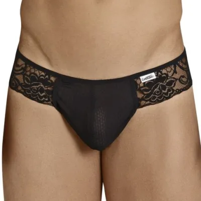 CandyMan String Dentelle TEOLT Noir