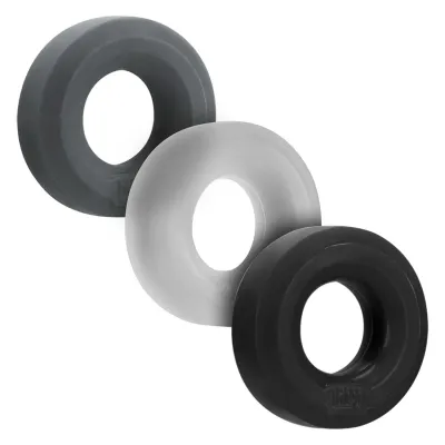 Lot de 3 anneaux péniens HUJ Dark
