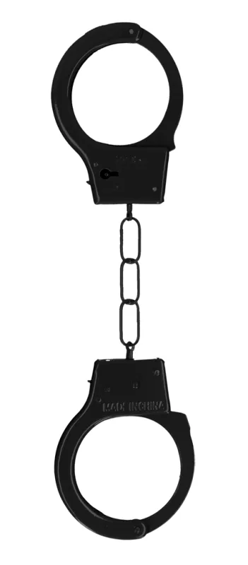 Paire de menottes en métal CUFFS ON Noires