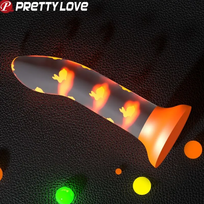 Gode Magique Nightfall Orange Lumineux - Pretty Love
