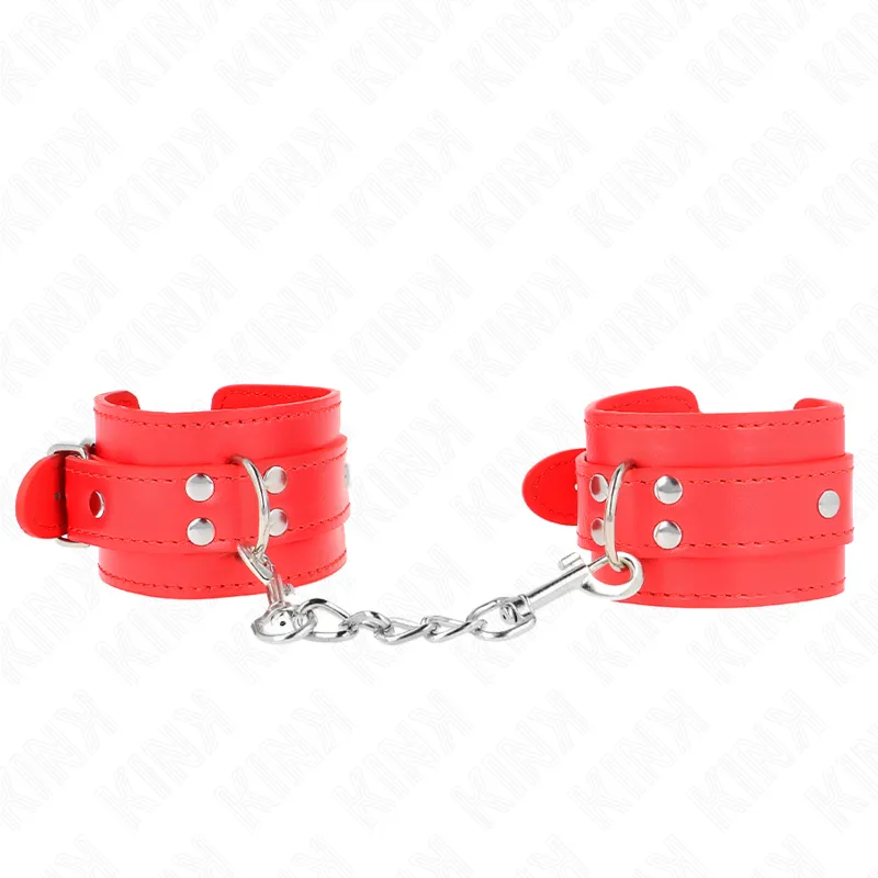Menottes Poignets KINK Ajustables Rouge - KINK