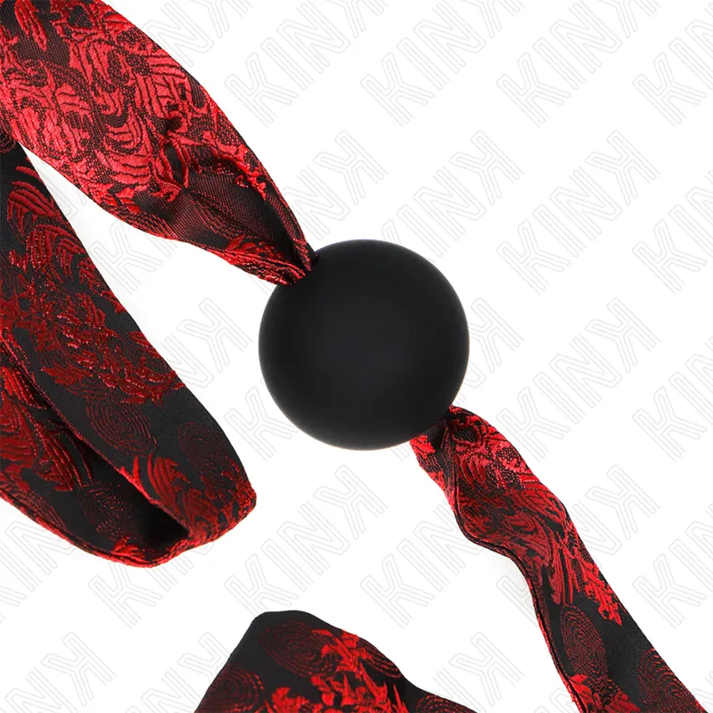 Gag ball en silicone Scandale 4,5 cm modèle 2 - Kink