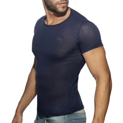 Addicted T-shirt THIN FLAME Marine