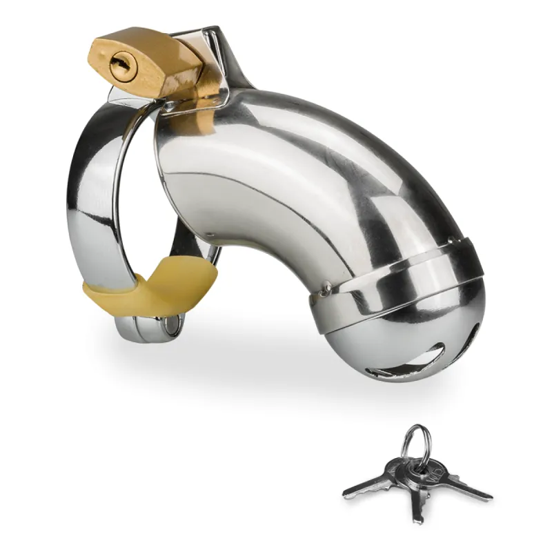 Cage de chasteté avec ouvertures LockMate