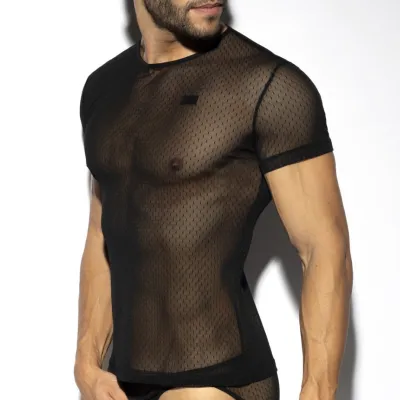 ES Collection T-shirt PLUMETTI Noir