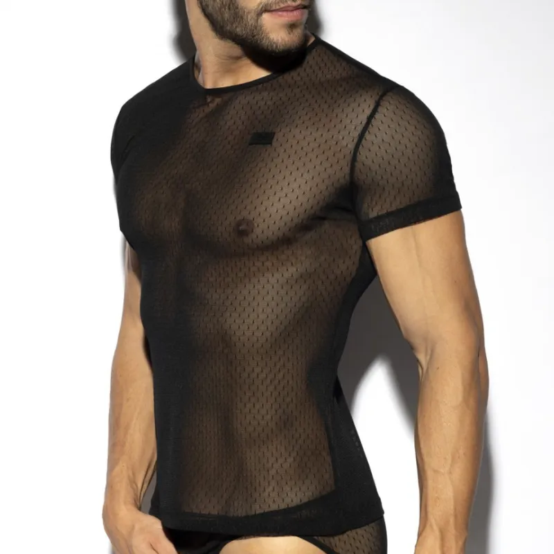 ES Collection T-shirt PLUMETTI Noir