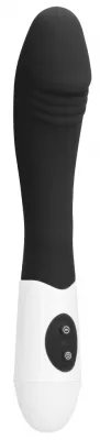 Vibro RIBBED VIBRATOR 12 x 3.7cm Noir