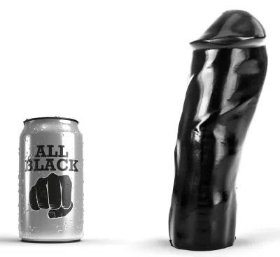 Gode AB47 BIG DONG All Black 18 x 6.5cm