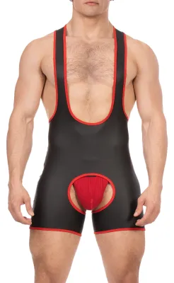 Body Backless KAM Noir-Rouge