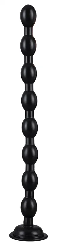 Long chapelet anal AEL BEADS 47 x 3.5 cm Noir