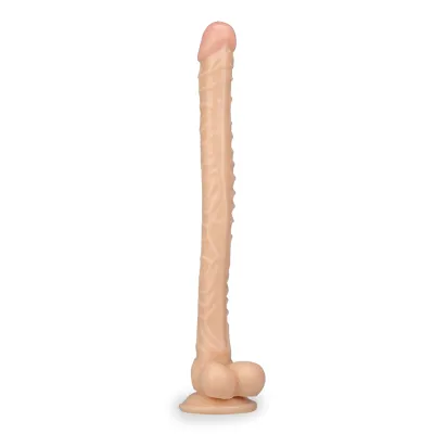 Godemichet ultra long Snake 35,0cm gode vaginal ou anal homme ou femme - Peau claire