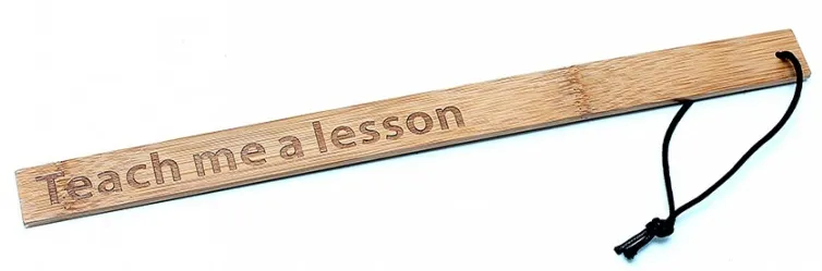 Paddle en bambou TEACH ME A LESSON 40cm