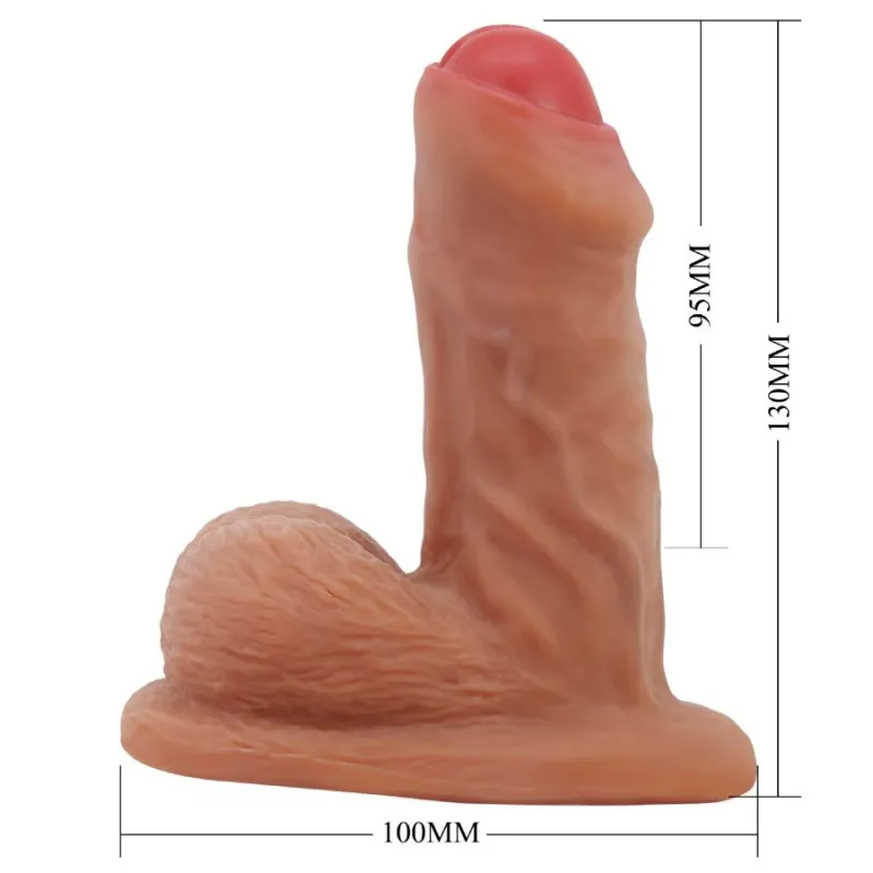 Gode Réaliste Warnell Ultra Réaliste 9,5 cm Mulato - Pretty Love