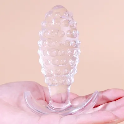 Plug Transparent DOTTED PINE L 9 x 3.5cm