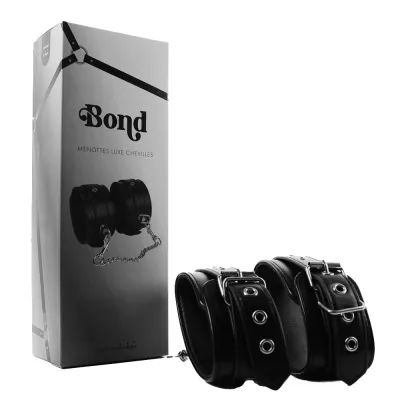 Menottes chevilles luxe Bond - 5,2 cm