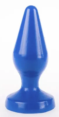 Plug anal CLASSIC M I Love Butt 13 x 5.3 cm Bleu