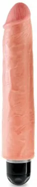 Vibro King Cock Stiffy 25 x 5.5cm Flesh