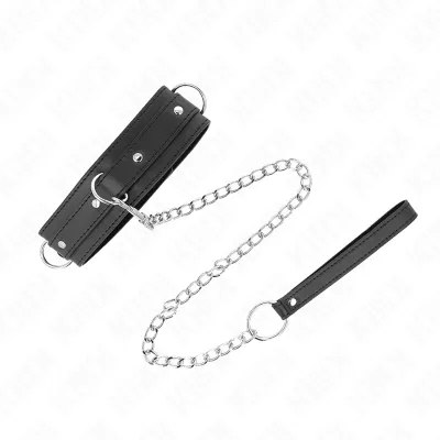 Collier BDSM avec Laisse 65cm Réglable Modèle 1 - KINK