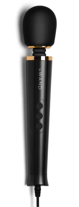 Wand POWERFUL PETITE PLUG-IN 25cm - Tête 47mm Noir