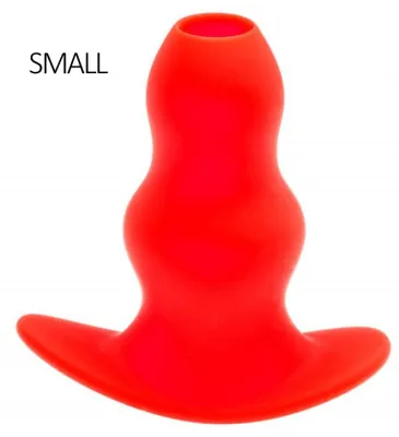 Plug Tunnel STRETCH Rouge 11 x 5 cm Small