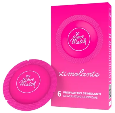 Préservatifs texturés STIMOLANTE x6
