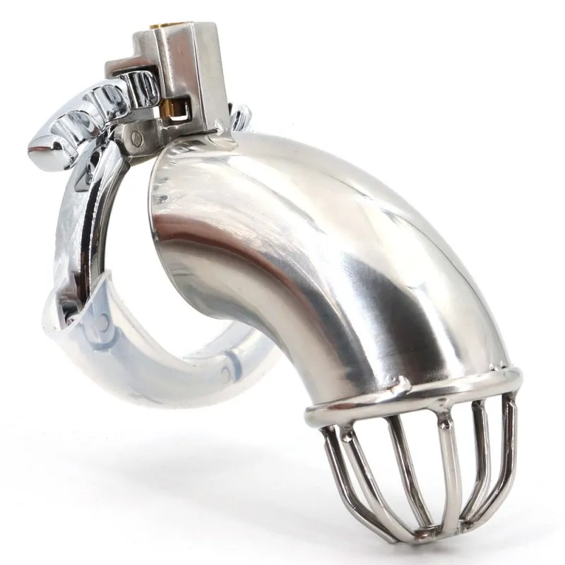 Cage de chasteté en métal CURVEDICK 11 x 3.3cm