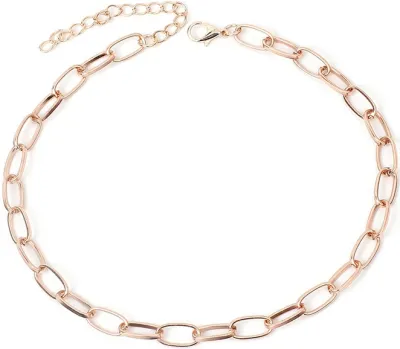 Ras de cou HOLLOW RING Rose