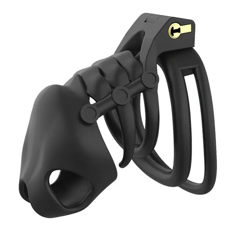 Cage de chasteté SPINO M 8.5 x 3 cm Noire