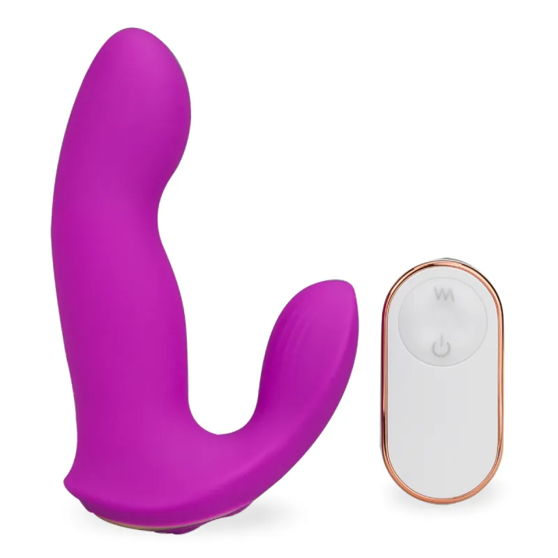 Vibromasseur anal Stimulateur de prostate vibrant et massant Mango - Violet