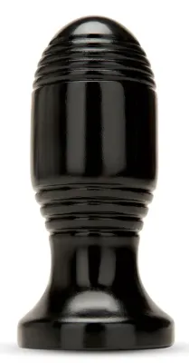 Plug anal RIBBED PLUG 10.5 x 5 cm Noir