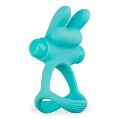 Triple anneau en silicone avec rabbit vibrant Fizzer