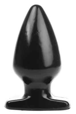 Plug anal FAT L I Love Butt 15.5 x 9 cm Noir