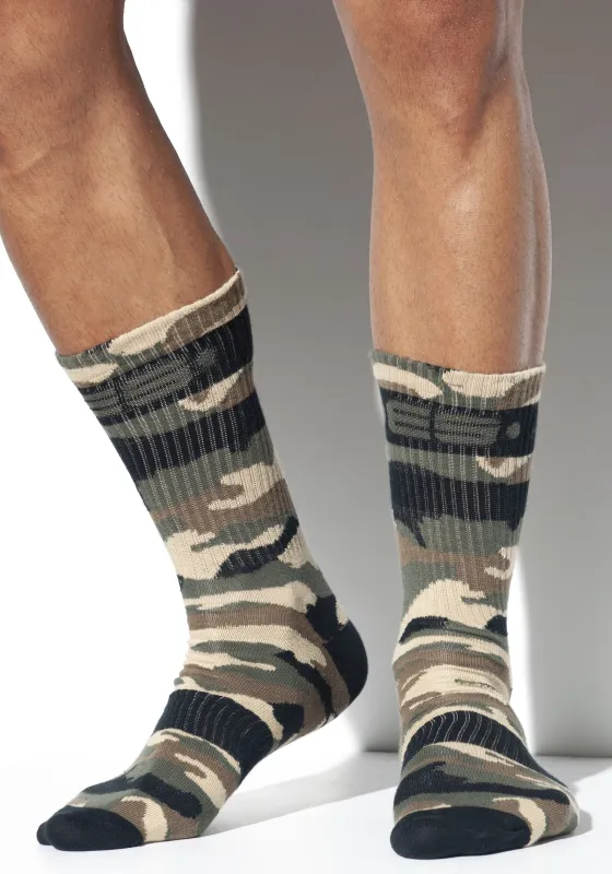 ES Collection Chaussettes CAMO SOCKS Camouflage Army