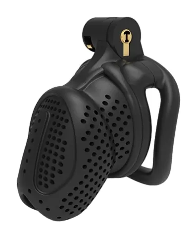 Cage de chasteté TIMEA 7.5 x 3cm Noir