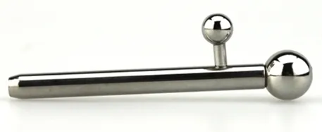 Plug d'urètre percé ALBERT WAND 6.5 cm - Diamètre 8mm