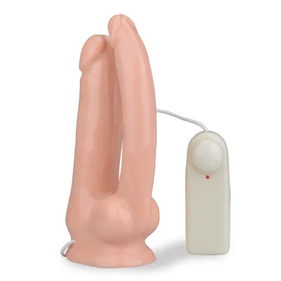 Gode godemichet vibrant ventouse double pénétration gode vaginal ou anal homme ou femme -