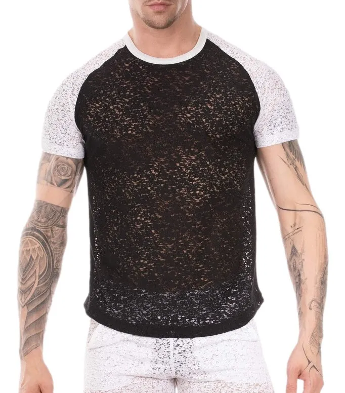Barcode Berlin T-shirt MICAH Noir-Blanc